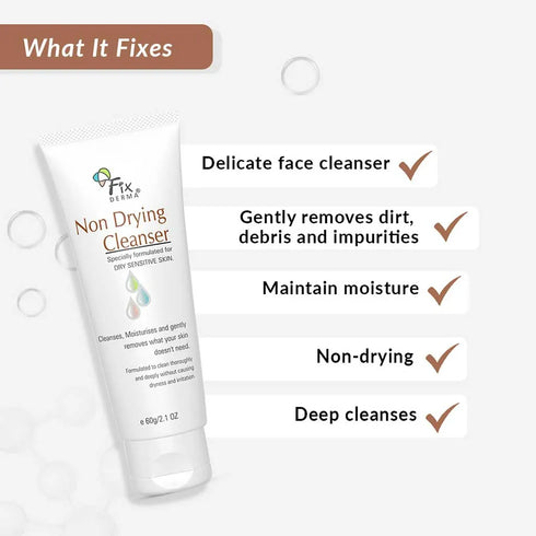 Fixderma Skincare Shadow Sunscreen Spf 50+ Non Drying Cleanser + Cleovera Cream
